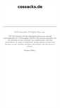 Mobile Screenshot of cossacks.de